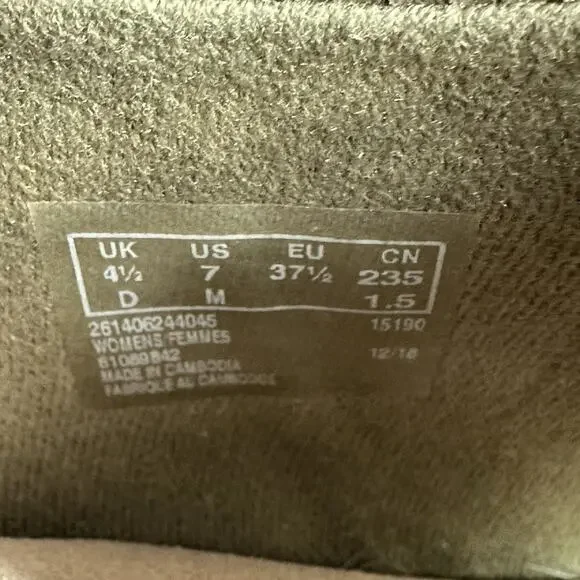 Clarks LAFLEY JOY Sz 7 Gray Leather Suede Cork Wedge Heel Sandals Open Toe Shoes - Picture 10 of 10